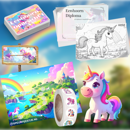 Speurtocht Eenhoorn Thema