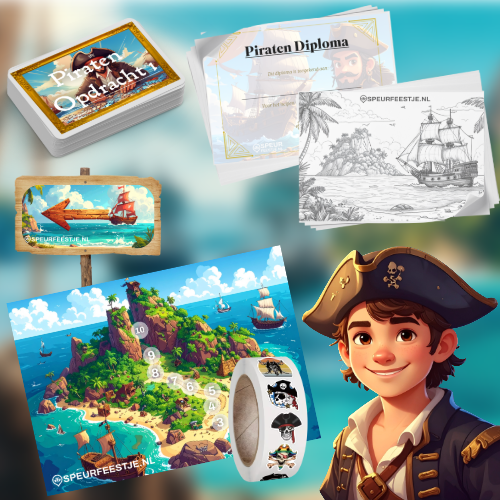 Speurtocht Piraten Thema